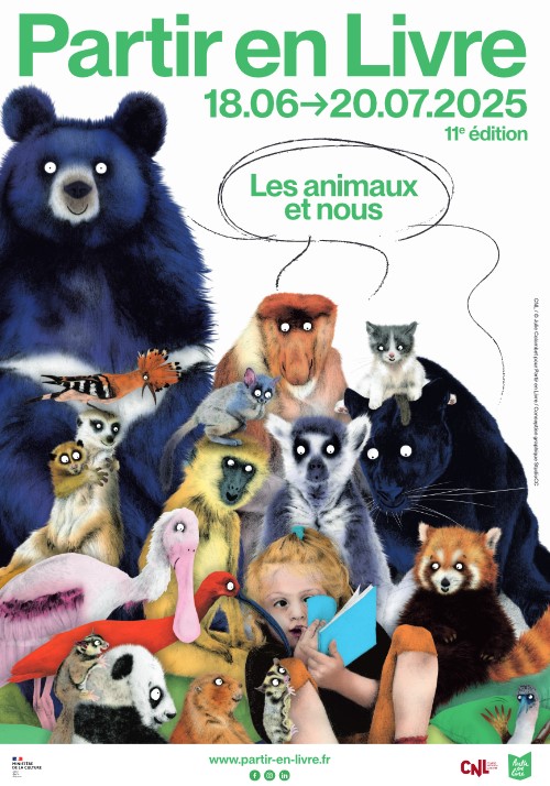 Partir lire 2025 affiche